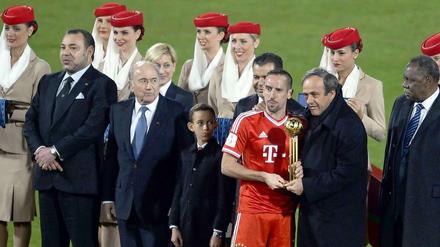 Franck Ribéry ist als bester Spieler der Club-WM ausgezeichnet worden