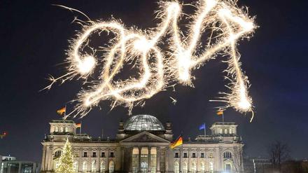 Angekommen. Aufregend war das Jahr 2013, prickelnd der Silvesterabend. Willkommen 2014!