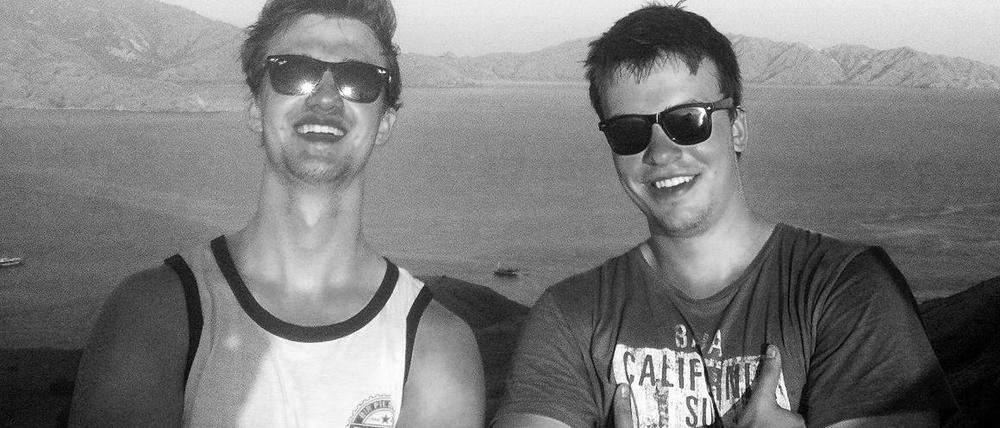 Lukas und Felix Beckstett in Indonesien