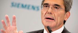 Seit knapp 100 Tagen im Amt: Vorstandschef Joe Kaeser will im Mai erklären, wie er Siemens umbauen will.