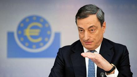 EZB-Präsident Mario Draghi am Donnerstag in Frankfurt am Main.