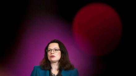 SPD-Generalsekretärin Andrea Mahles: Mitgliederentscheid kostet eine Million Euro. 