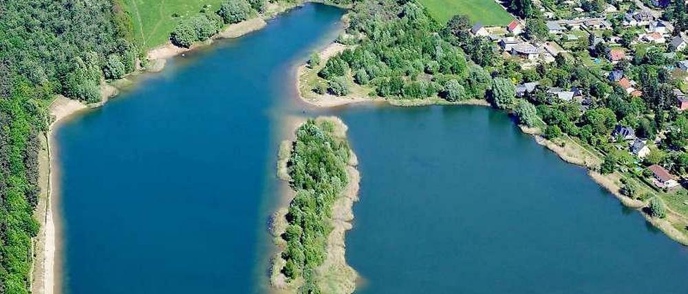 Idyll am Stadtrand. Der Habermannsee gehört zu den Kaulsdorfer Seen.