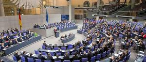 Blick in den Bundestag.