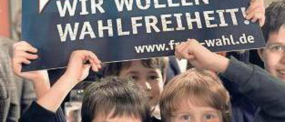 Pro Reli. 2009 wurde um ein Wahlpflichtfach Religion gekämpft. Foto: pa/dpa
