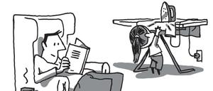 Von der Realität inspiriert: Guy Delisle samt Tochter auf dem Cover seines aktuellen Buches.