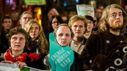 Das war wohl nichts. Was als Wahlparty geplant war, geriet zu einem traurigen Abend.