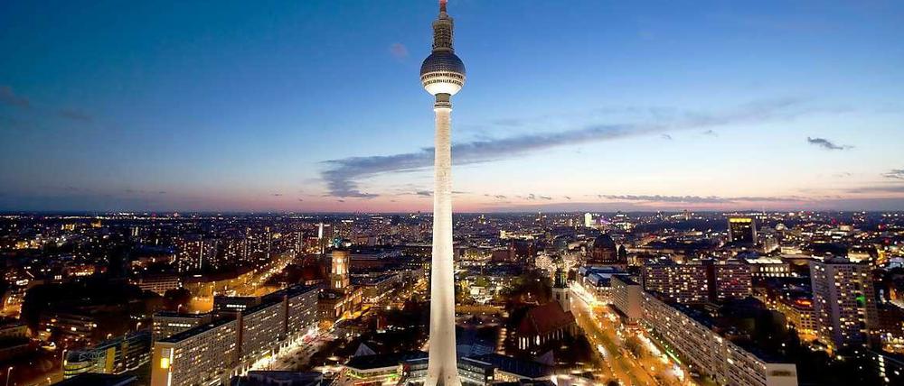 Berlin am Abend.