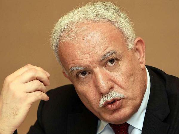 Der palästinensische Außenminister Riyad al Malki