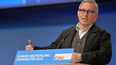 Konnte in der Union bislang keinen Posten von Bedeutung erringen: Der ehemalige Grüne Oswald Metzger.