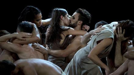 Blick in die Probe zu Igor Stravinskys "Sacre du printemps" an der Staatsoper im Schillertheater.