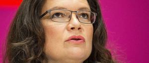 SPD-Generalsekretärin Andrea Nahles