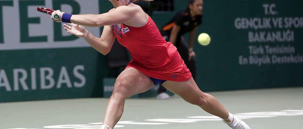 Angelique Kerber verpasste am Freitagabend den Halbfinaleinzug bei der Tennis-WM.