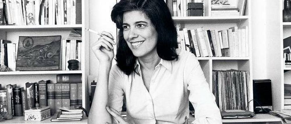 Amerikanerin mit europäischer Seele. Die 39-jährige Susan Sontag 1972 in Paris.