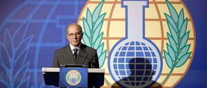 OPCW-Direktor Ahmet Uzumcu bei der Pressekonferenz zum Friedennobelpreis.