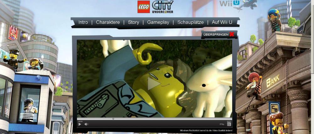 Das Spiel Lego City Undercover.