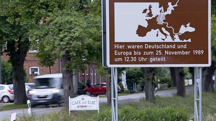 Auf den Spuren der Teilung.