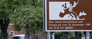 Auf den Spuren der Teilung.