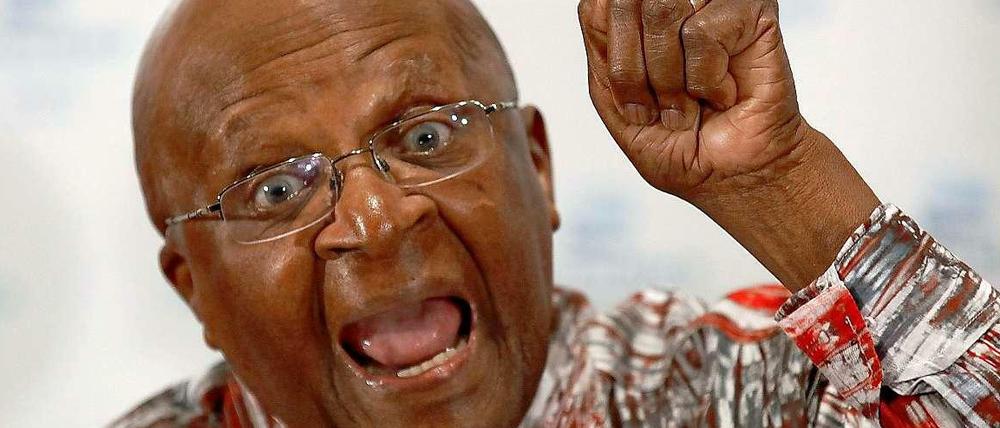 Empört sich über das Leid der Kinder in Syrien: Friedensnobelpreisträger Desmond Tutu.