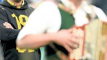 Für Liebhaber der Volksmusik. Jürgen Klopp erlebte einen gelungenen Abend. Foto: AFP