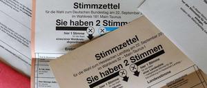 Vorab wählen. Per Brief geht das.