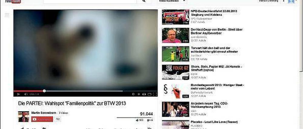 Der ominöse Wahlwerbespot der "Partei".