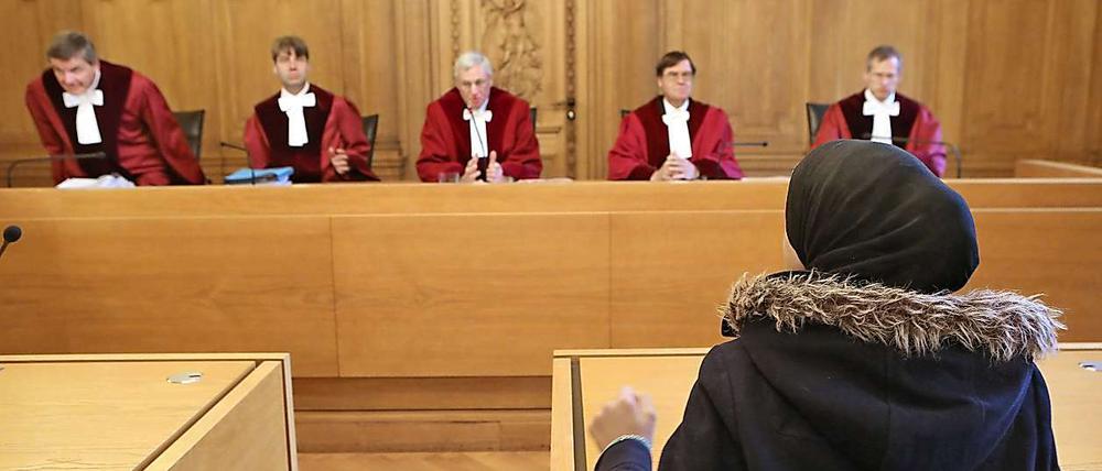Verhandlung vor dem Bundesverwaltungsgericht in Leipzig