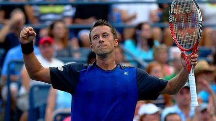 Unter die letzten 16. Philipp Kohlschreiber steht bei den US Open im Achtelfinale.