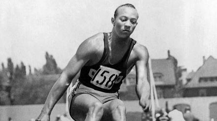 Jesse Owens, der Star der Olympischen Spiele von 1936.