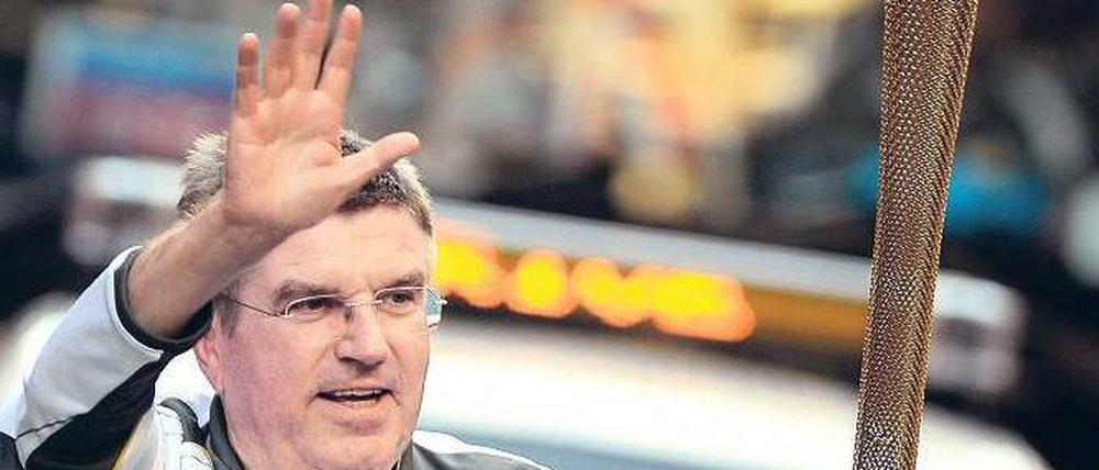 Er läuft voran. Thomas Bach ist als Diplomat genauso gefragt wie als Anti-Doping-Kämpfer und Erneuerer der olympischen Bewegung. 