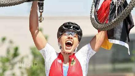 Sabine Spitz ist Deutschlands erfolgreichste Mountainbikerin.