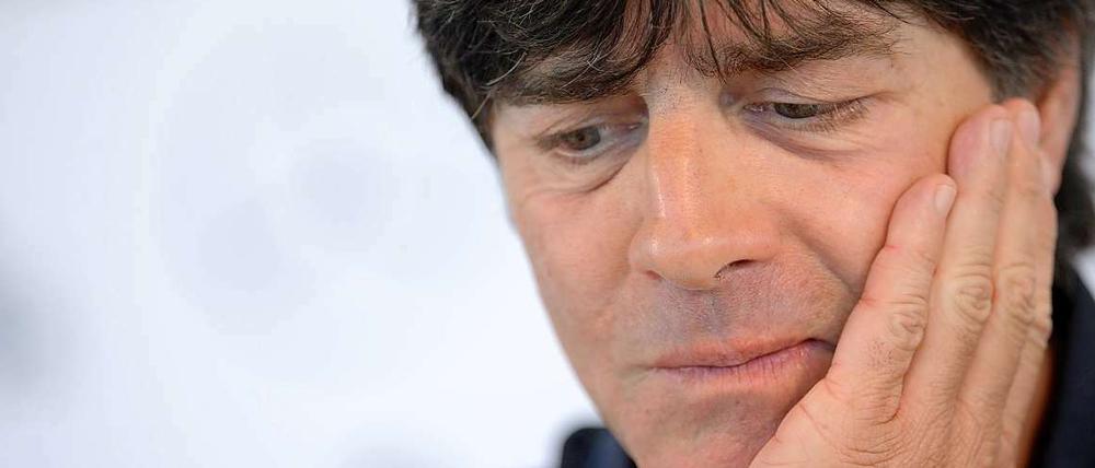 Bundestrainer Joachim Löw weiß um die Erwartungshaltung und widerspricht ihr auch nicht.