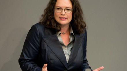 Andrea Nahles (SPD) sang im Bundestag "Pippi Langstrumpf".