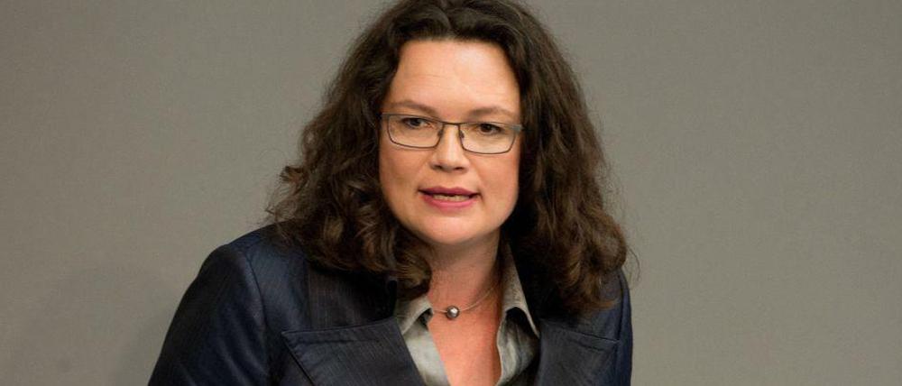 Andrea Nahles (SPD) sang im Bundestag "Pippi Langstrumpf".