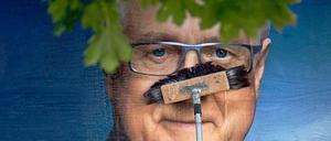 Ganz plakativ: Rainer Brüderle, Spitzenkandidat der FDP für die Bundestagswahl am 22. September.