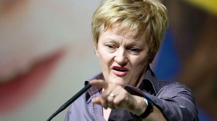 Renate Künast, Spitzenkandidatin der Berliner Grünen. 