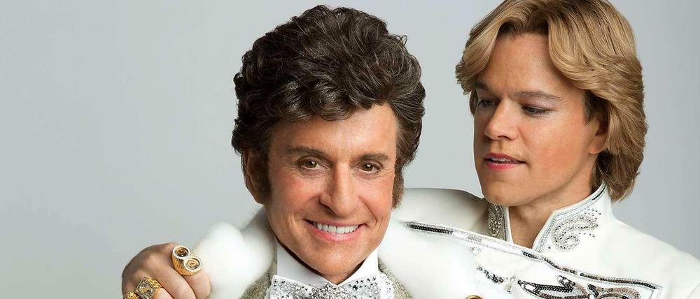 Die Frisur sitzt. Michael Douglas (l) und Matt Damon (r).