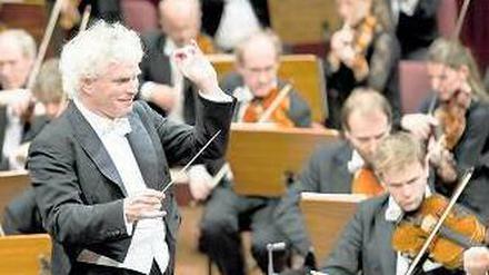 Simon Rattle und die Berliner Philharmoniker sind die wichtigsten Partner des "Musikfest Berlin"