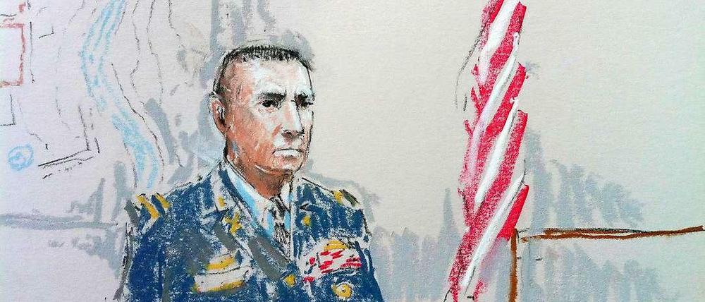 Vor Gericht. Der US-Unteroffizier Robert Bales, der für die Ermordung von 16 afghanischen Zivilisten verantwortlich gemacht wird, ist zu einer lebenslangen Haftstrafe verurteilt worden.