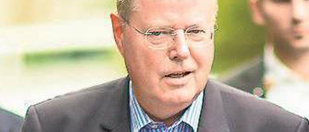 Setzt auf das Thema Steuerbetrug: Kanzlerkandidat Peer Steinbrück.