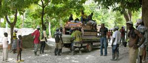 Tod nach der Geburt. In Haiti sterben viele Mütter bei oder nach der Geburt ihrer Kinder, weil es in den Dörfern keine medizinische Hilfe gibt.