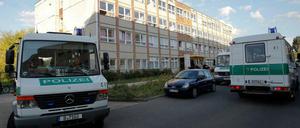 Flüchtlingsheim in Berlin-Hellersdorf. 
