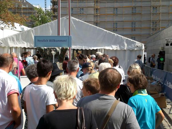 Der Andrang war offenbar überall groß.