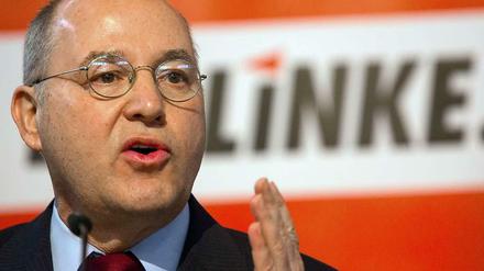 Mitregieren ja, Tolerieren nein: Linken-Politiker Gregor Gysi