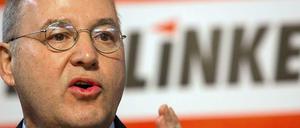 Gregor Gysi beklagt die immer neuen Ausreden der SPD gegen eine Koalition mit der Linken.