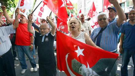 Proteste gegen Premier Erdogan.