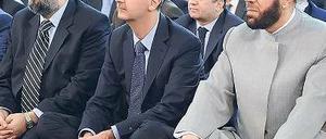 Seltener Gast: Baschar al Assad besucht eine Moschee in Damaskus. Foto: AFP