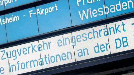 Fahrplanchaos. Ab Montag sollen in Mainz nun auch unter der Woche zu den Hauptverkehrszeiten viele Züge im Regionalverkehr ausfallen.