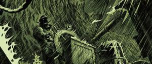 Schiff und Wetter, Mann und Seenot: Das zeichnen wenige so eindrucksvoll wie Riff Reb's.