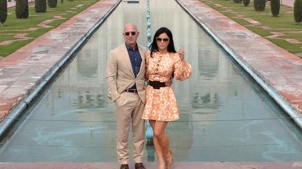 Amazon-Chef Jeff Bezos und seine Partnerin Lauren Sanchez.